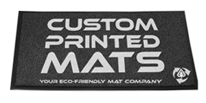 custom printed mats logo